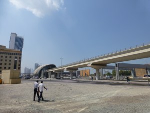 Des constructions et du sable